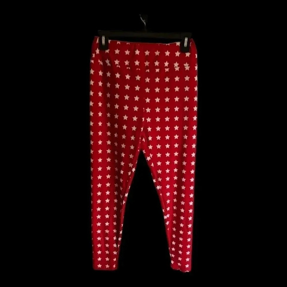 Lularoe set of 2 print  leggins multicolor size OS - Picture 4 of 7